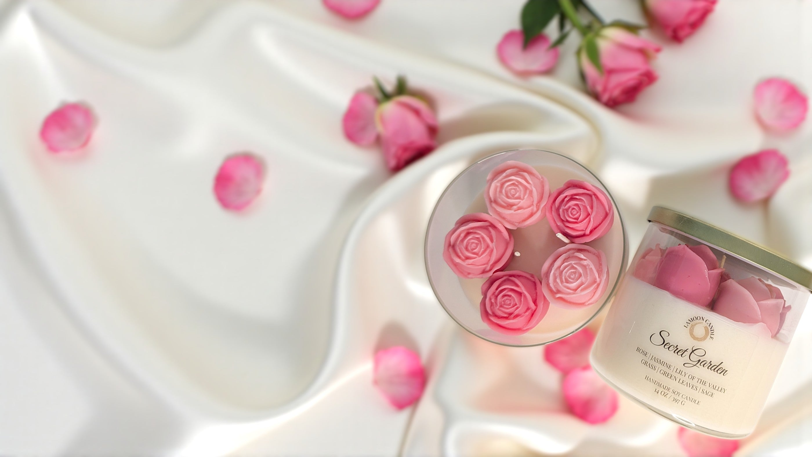 Love and Light Collection | Soy Candle by LaMoon Candle.