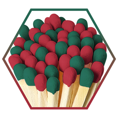 4-Inch Premium Colored Safety Matches