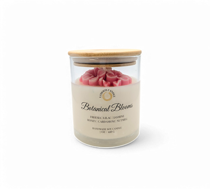 Botanical Blooms - Medium Floral Soy Wax Candle