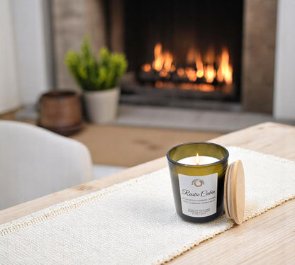 Rustic Cabin - Vintage Green Tumbler Soy Wax Candle