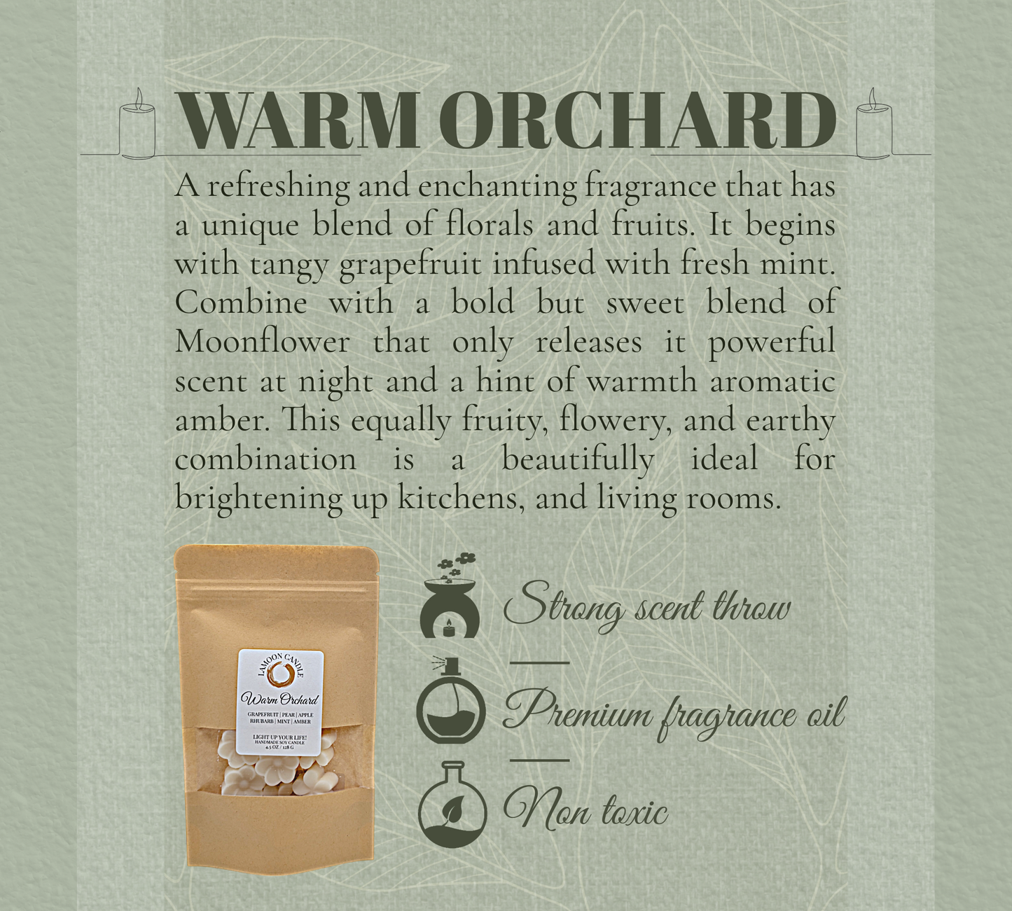 Warm Orchard - Floral Wax Melts