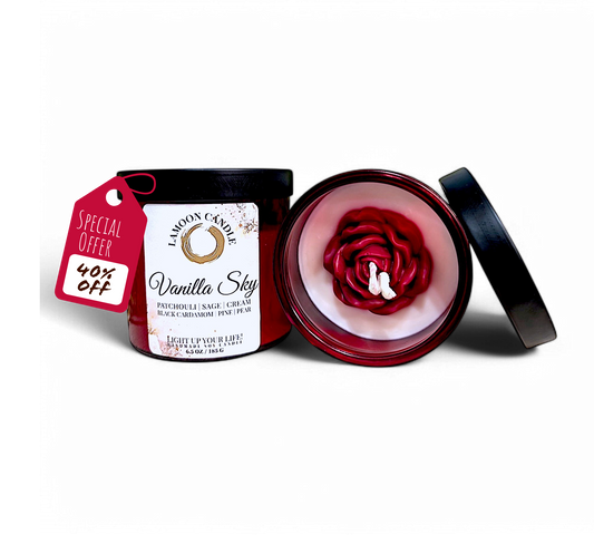 Vanilla Sky - Valentine Collection Medium Soy Wax Candle