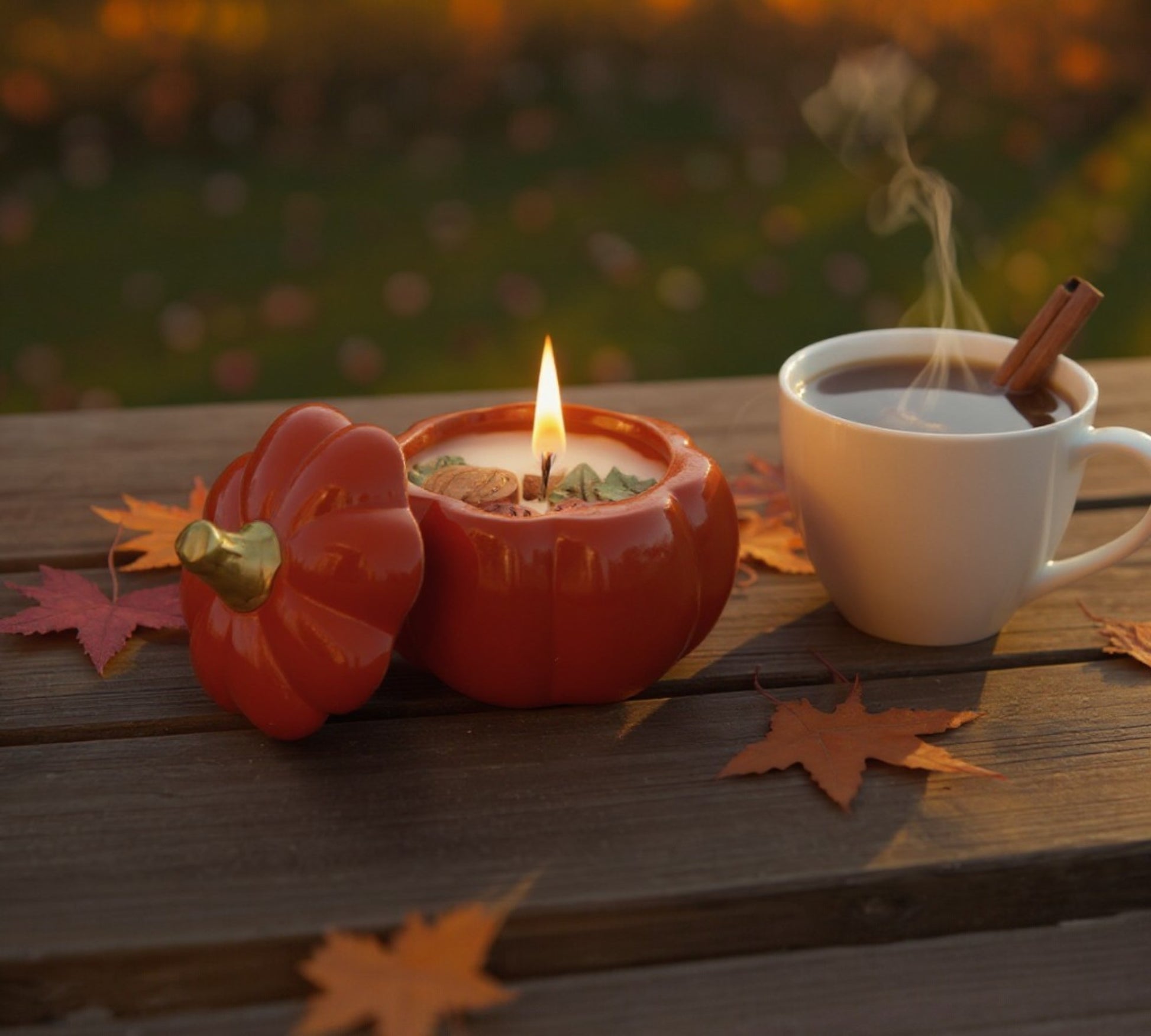 Pumpkin Souffle' - Pumpkin Soy Wax Candle - LaMoon Candle