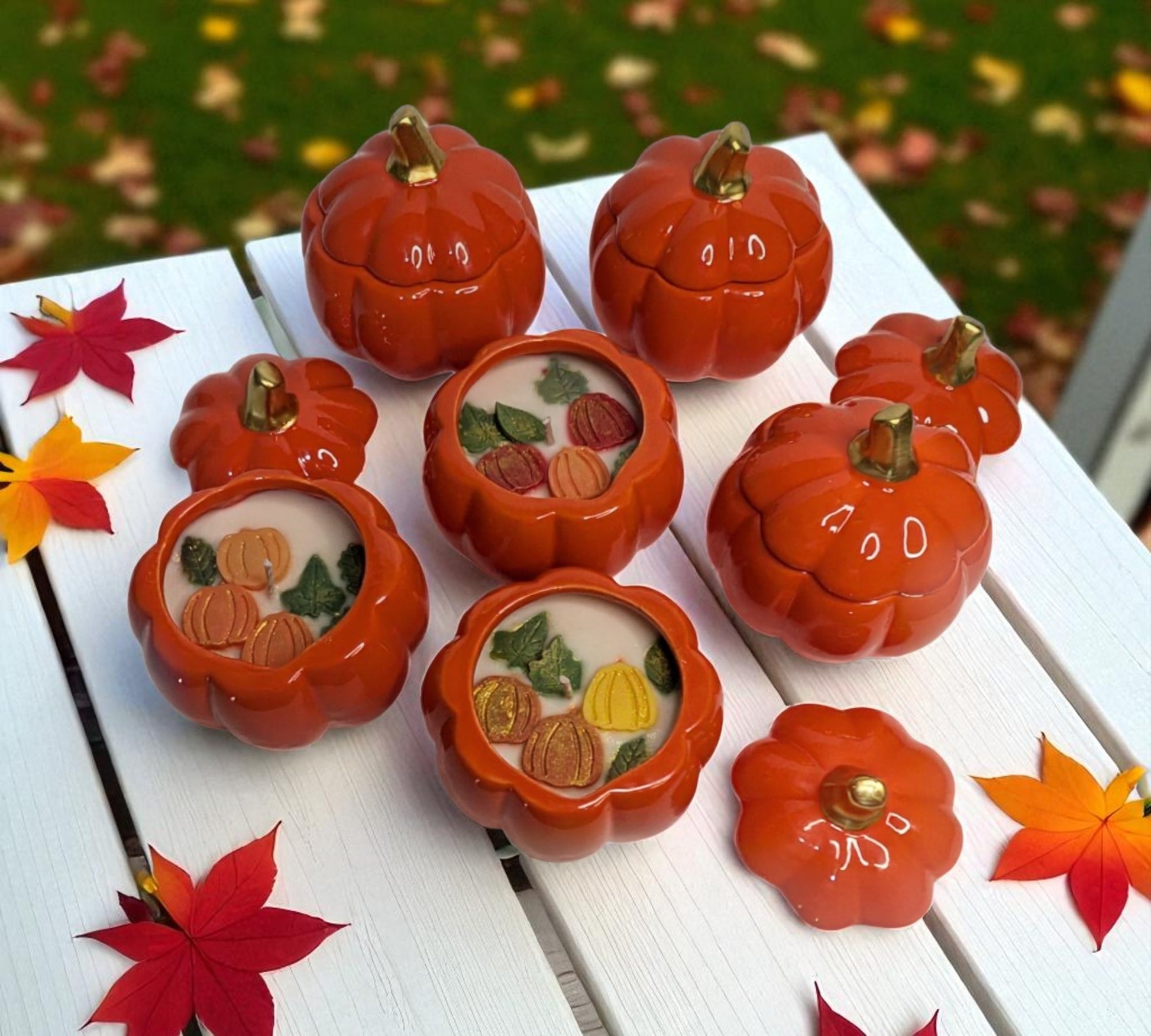 Pumpkin Souffle' - Pumpkin Soy Wax Candle - LaMoon Candle