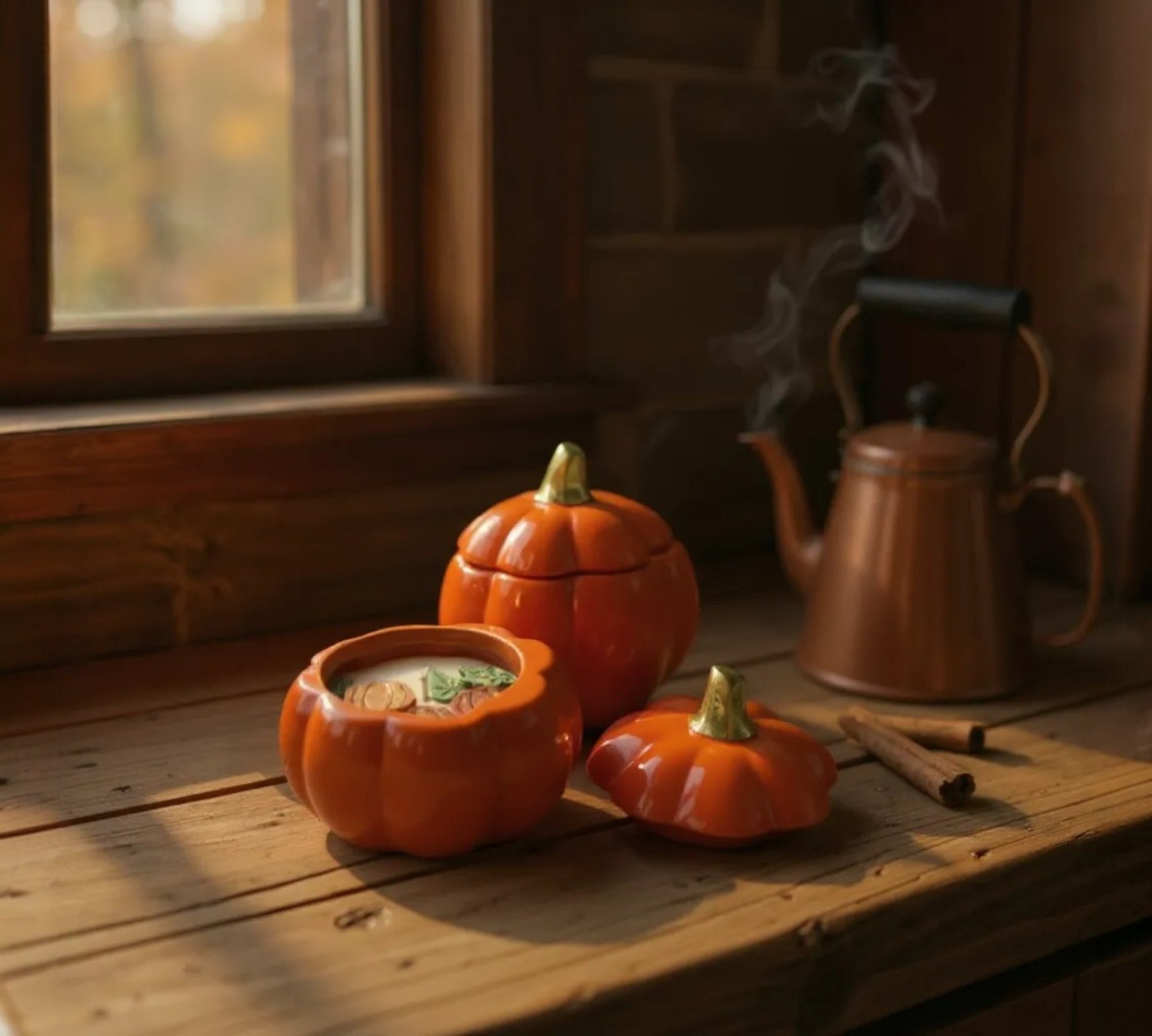 Pumpkin Souffle' - Pumpkin Soy Wax Candle - LaMoon Candle
