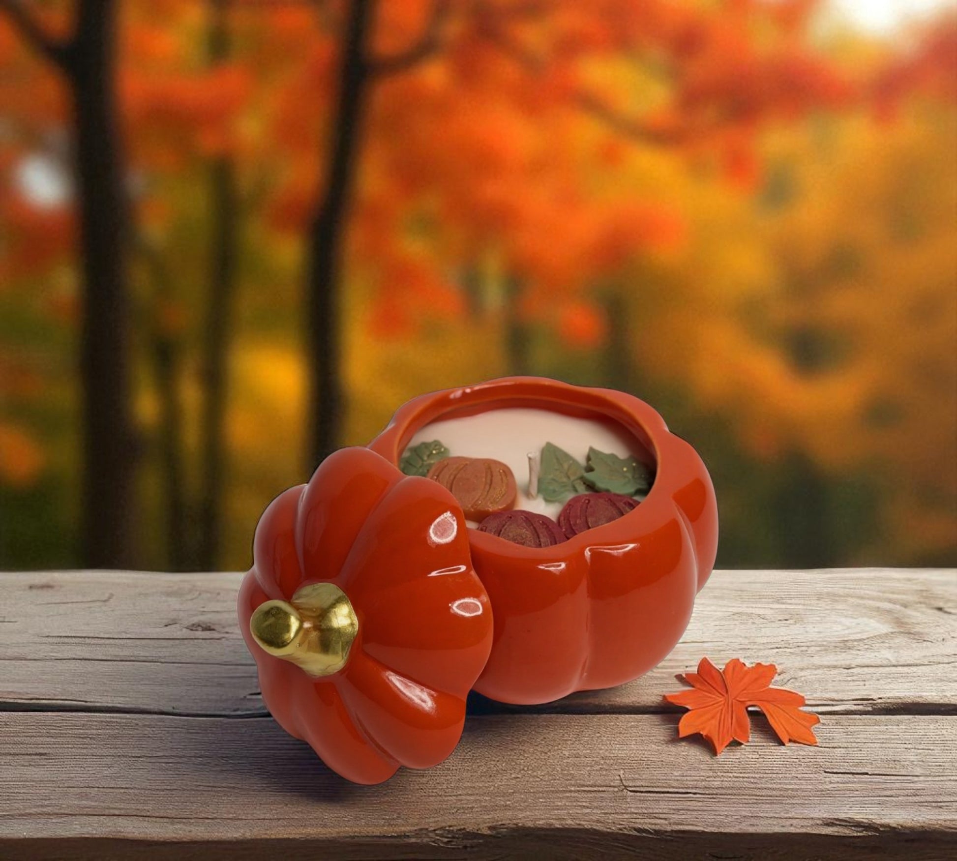 Pumpkin Souffle' - Pumpkin Soy Wax Candle - LaMoon Candle