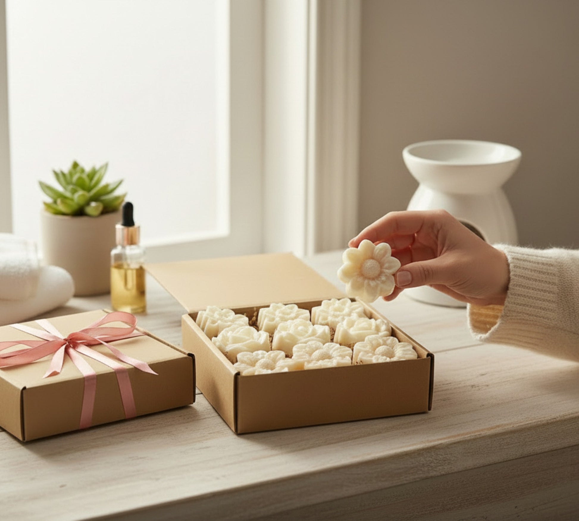 LaMoon Scent Discovery Kit - 9 flower shaped wax melts - LaMoon Candle