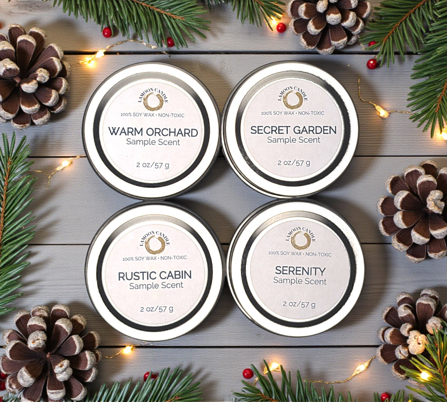 LaMoon Scent Discovery Kit - 4 Small Soy Wax Candles - LaMoon Candle