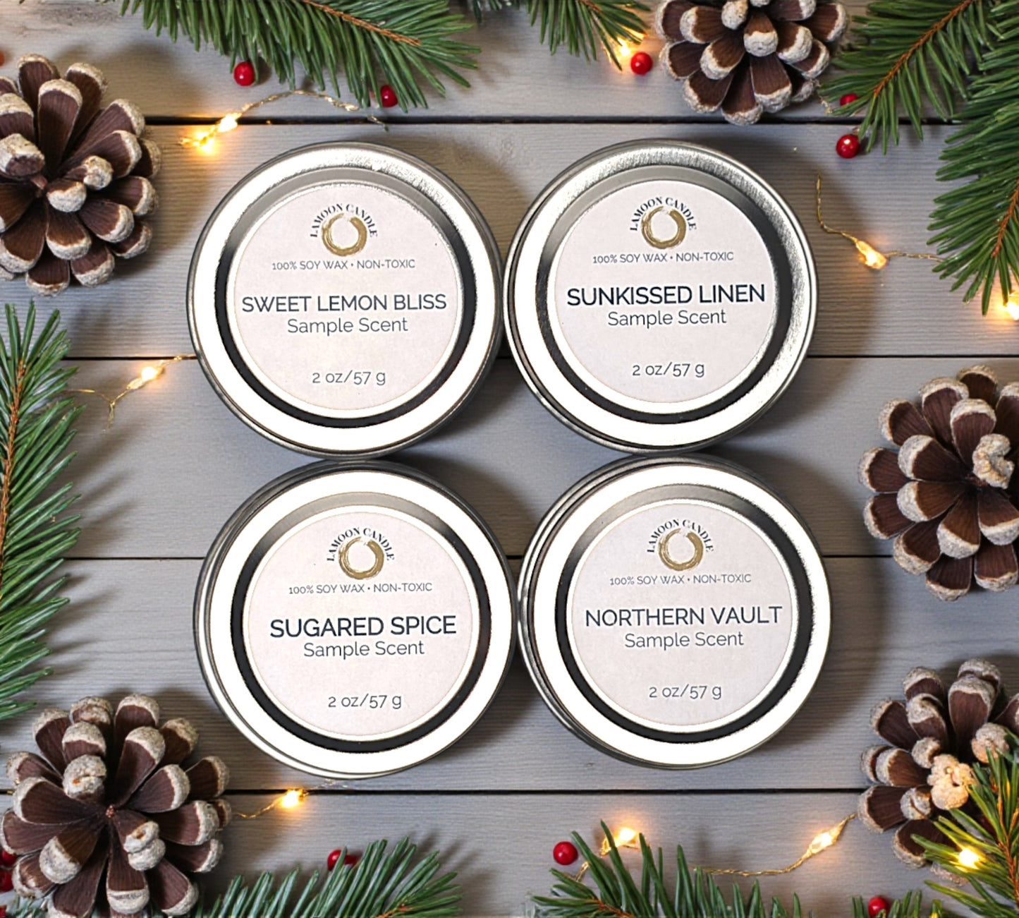 LaMoon Scent Discovery Kit - 4 Small Soy Wax Candles - LaMoon Candle