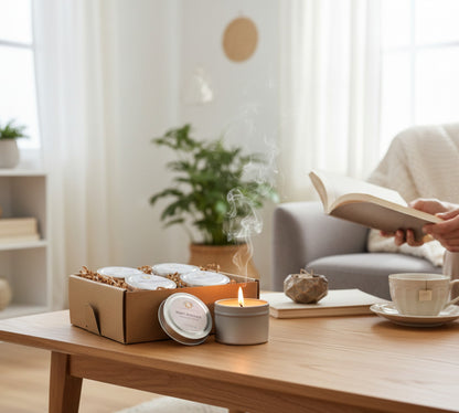 LaMoon Scent Discovery Kit - 4 Small Soy Wax Candles - LaMoon Candle