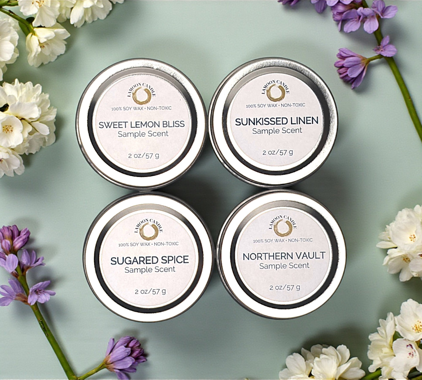 LaMoon Scent Discovery Kit - 4 Small Soy Wax Candles - LaMoon Candle