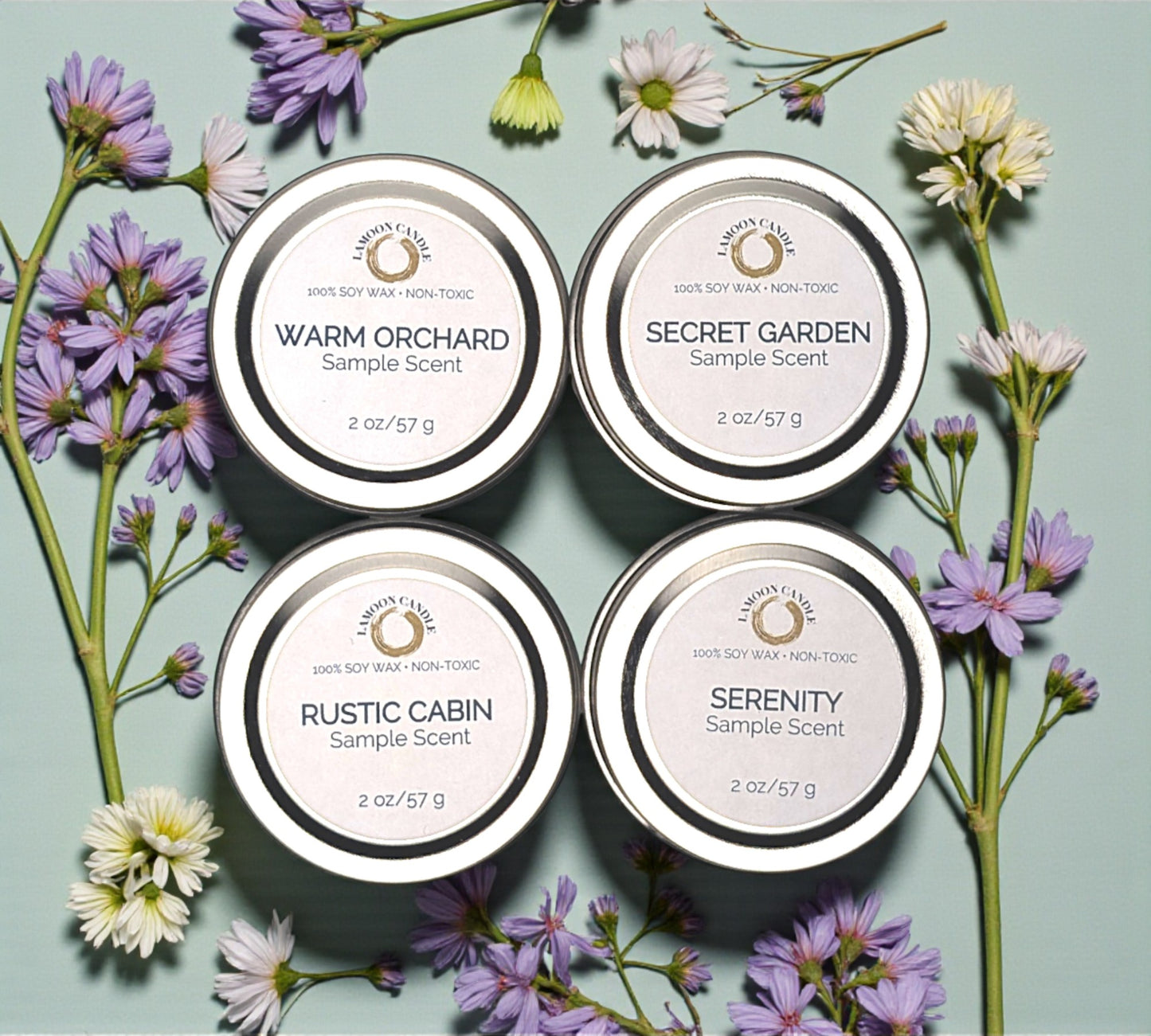 LaMoon Scent Discovery Kit - 4 Small Soy Wax Candles - LaMoon Candle