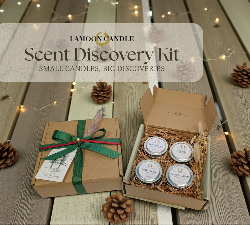 LaMoon Scent Discovery Kit - 4 Small Soy Wax Candles - LaMoon Candle