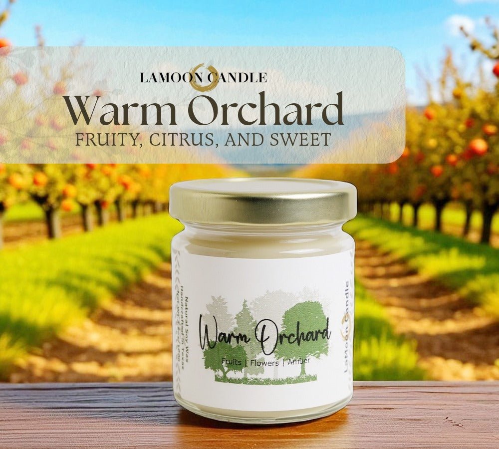 Warm Orchard - Mini Luminary Soy Wax Candle - LaMoon Candle
