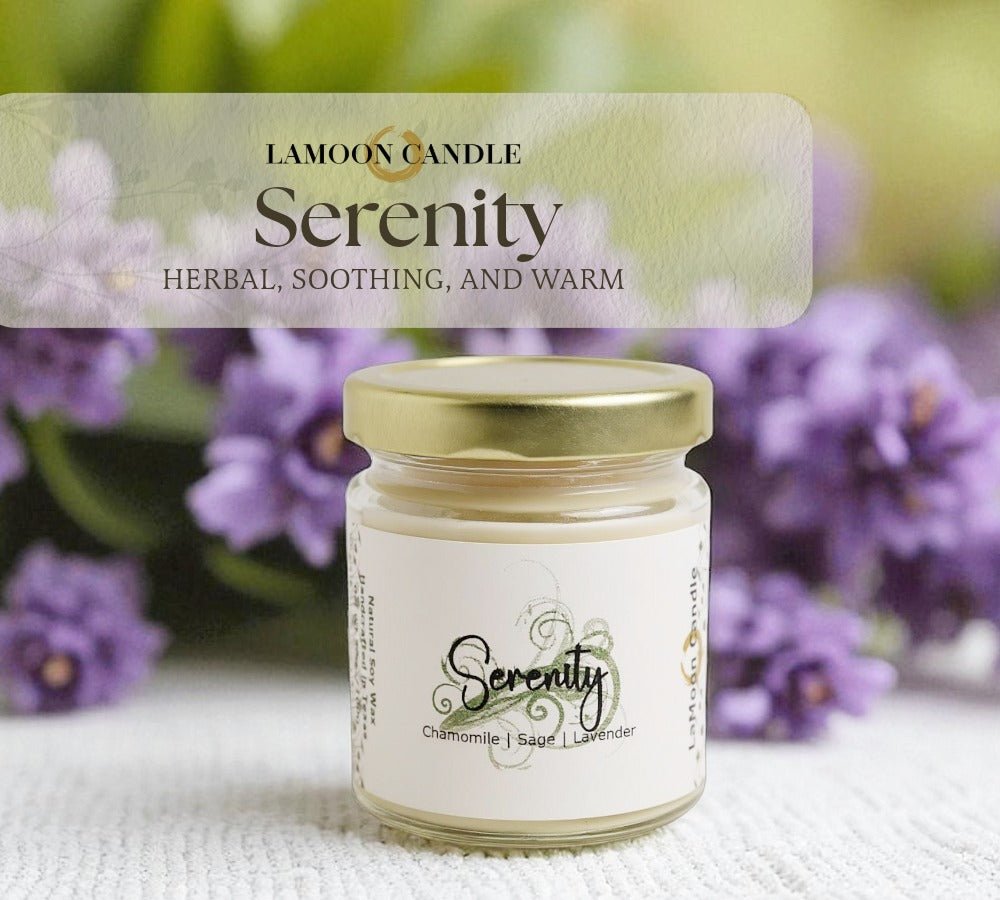 Serenity - Mini Luminary Soy Wax Candle - LaMoon Candle