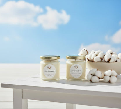 Cloud Cotton - Mini Luminary Soy Wax Candle