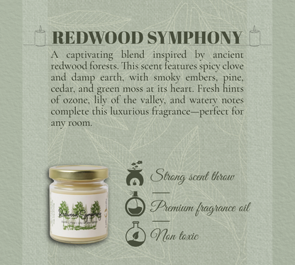 Redwood Symphony - Mini Luminary Soy Wax Candle