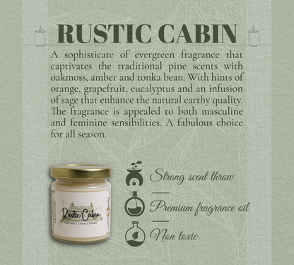 Rustic Cabin - Mini Luminary Soy Wax Candle