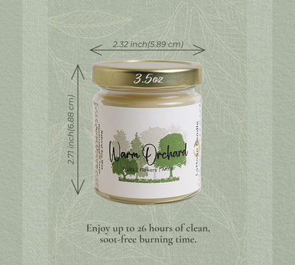 Warm Orchard - Mini Luminary Soy Wax Candle
