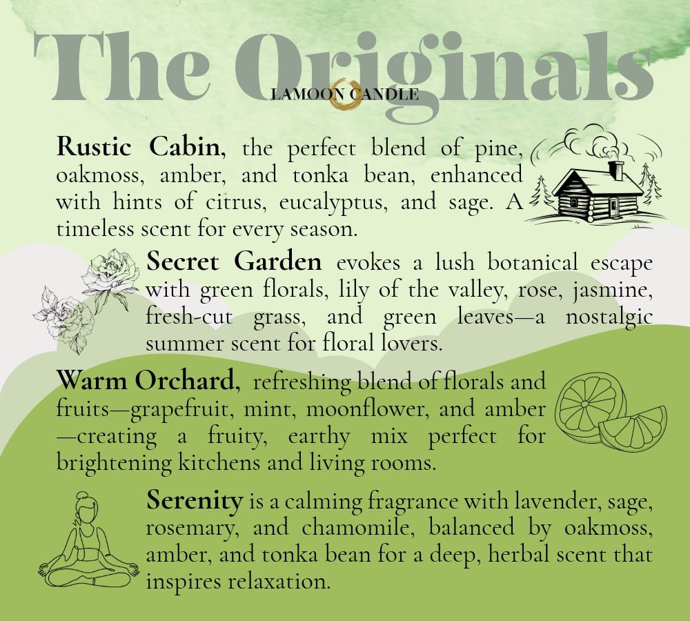 LaMoon Scent Discovery Kit - 4 Small Soy Wax Candles - LaMoon Candle