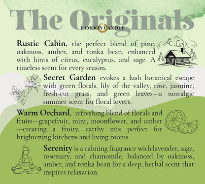 LaMoon Scent Discovery Kit - 4 Small Soy Wax Candles - LaMoon Candle