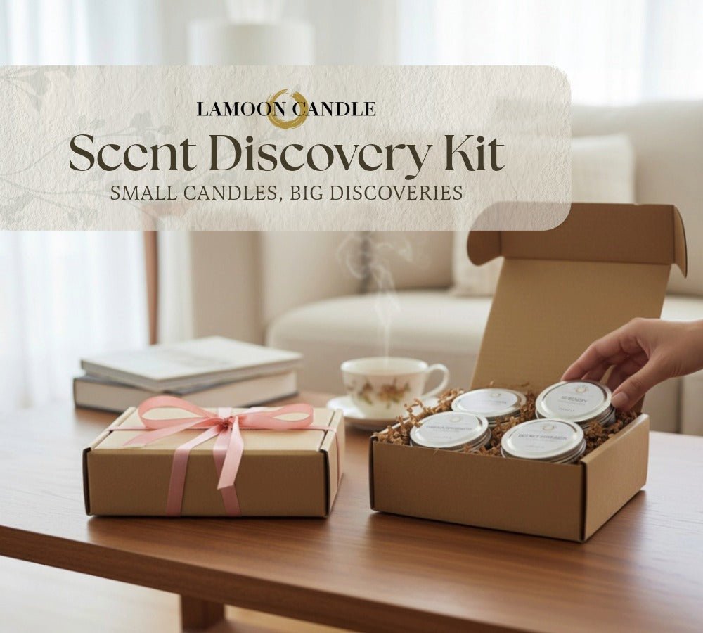 LaMoon Scent Discovery Kit - 4 Small Soy Wax Candles - LaMoon Candle