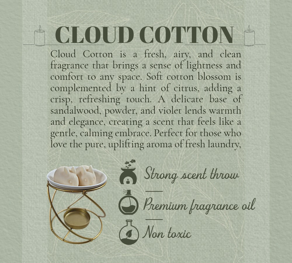 The Cotton Bunny Melt Set – Clean Cotton Bunny Wax Melts (9‑Pack) - LaMoon Candle