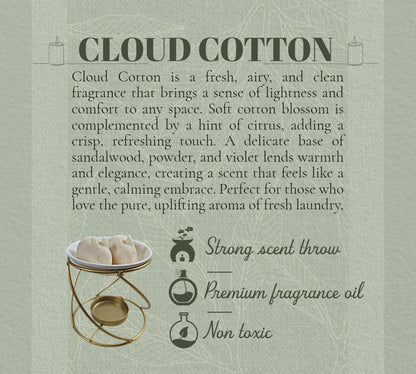 The Cotton Bunny Melt Set – Clean Cotton Bunny Wax Melts (9‑Pack) - LaMoon Candle