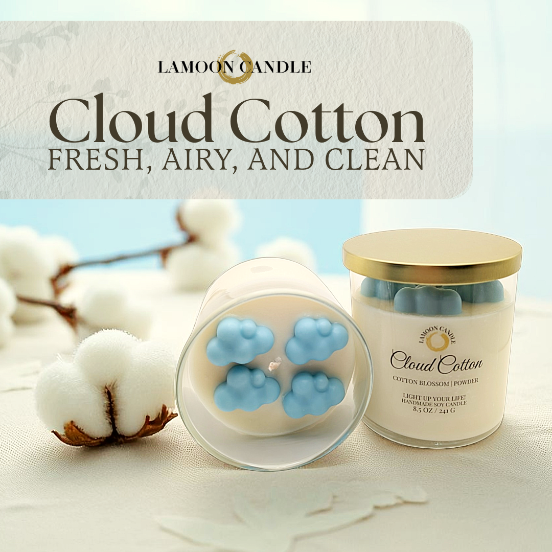 Cloud Cotton - Soy Wax Candle