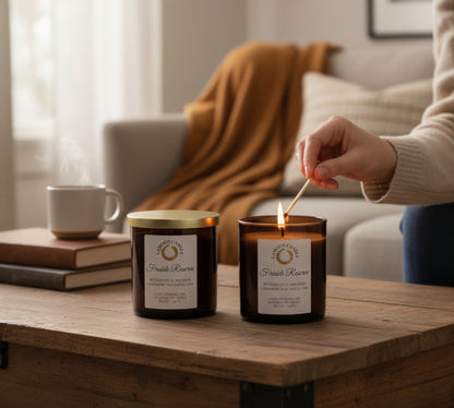 Fireside Reserve - Winter Collection Soy Wax Candle - LaMoon Candle