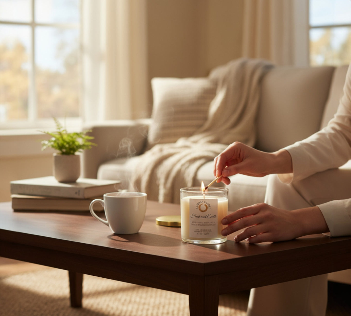 Frost and Earth - Winter Collection Soy Wax Candle - LaMoon Candle