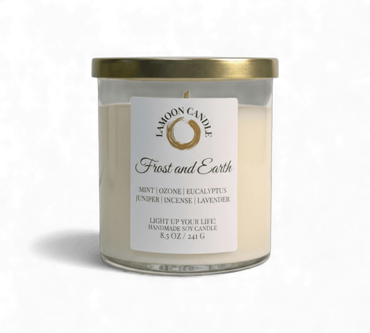 Frost and Earth - Winter Collection Soy Wax Candle - LaMoon Candle