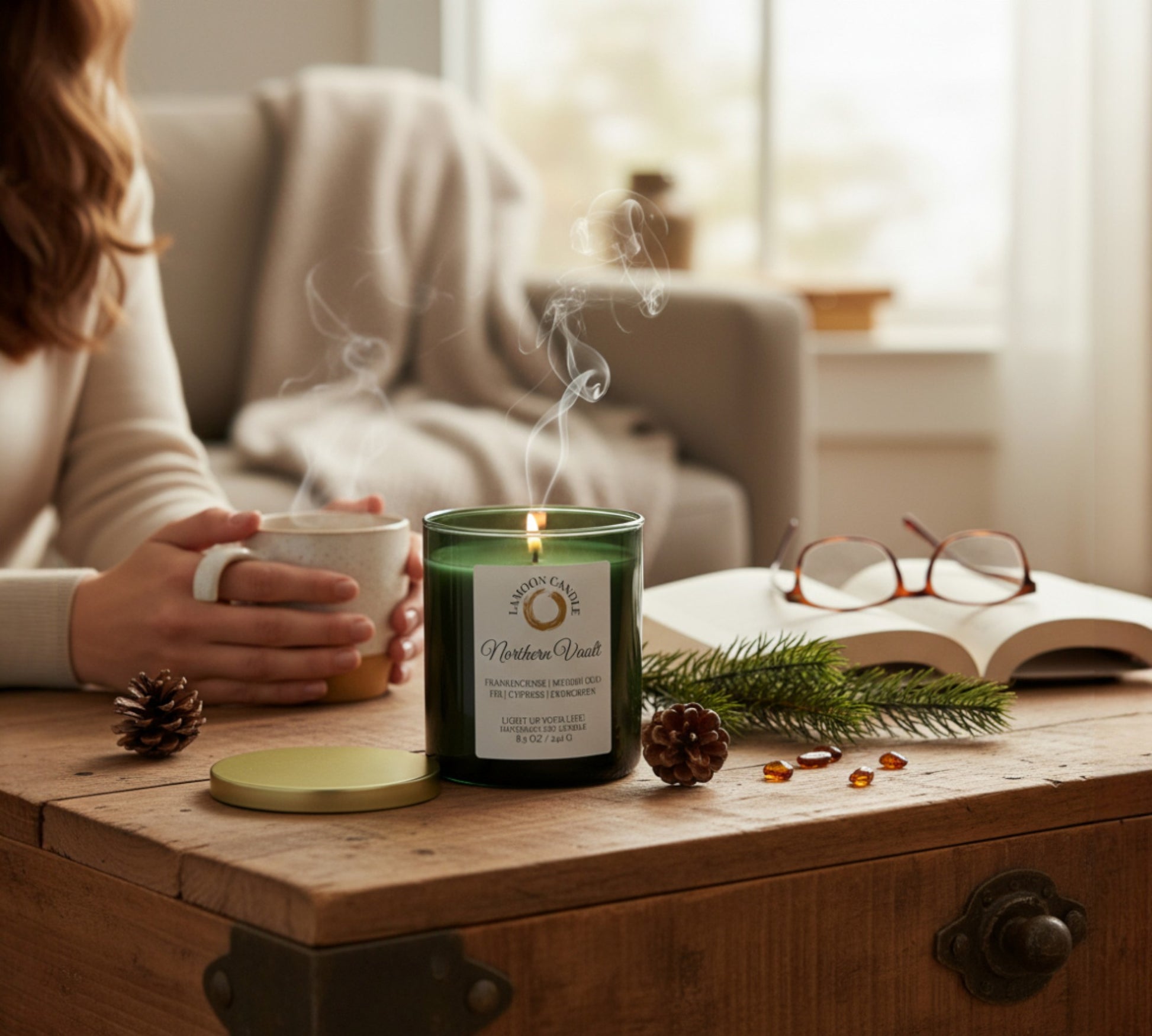 Northern Vault - Winter Collection Soy Wax Candle - LaMoon Candle