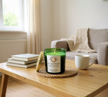 Warm Orchard - Forest Green Tumbler Soy Wax Candle