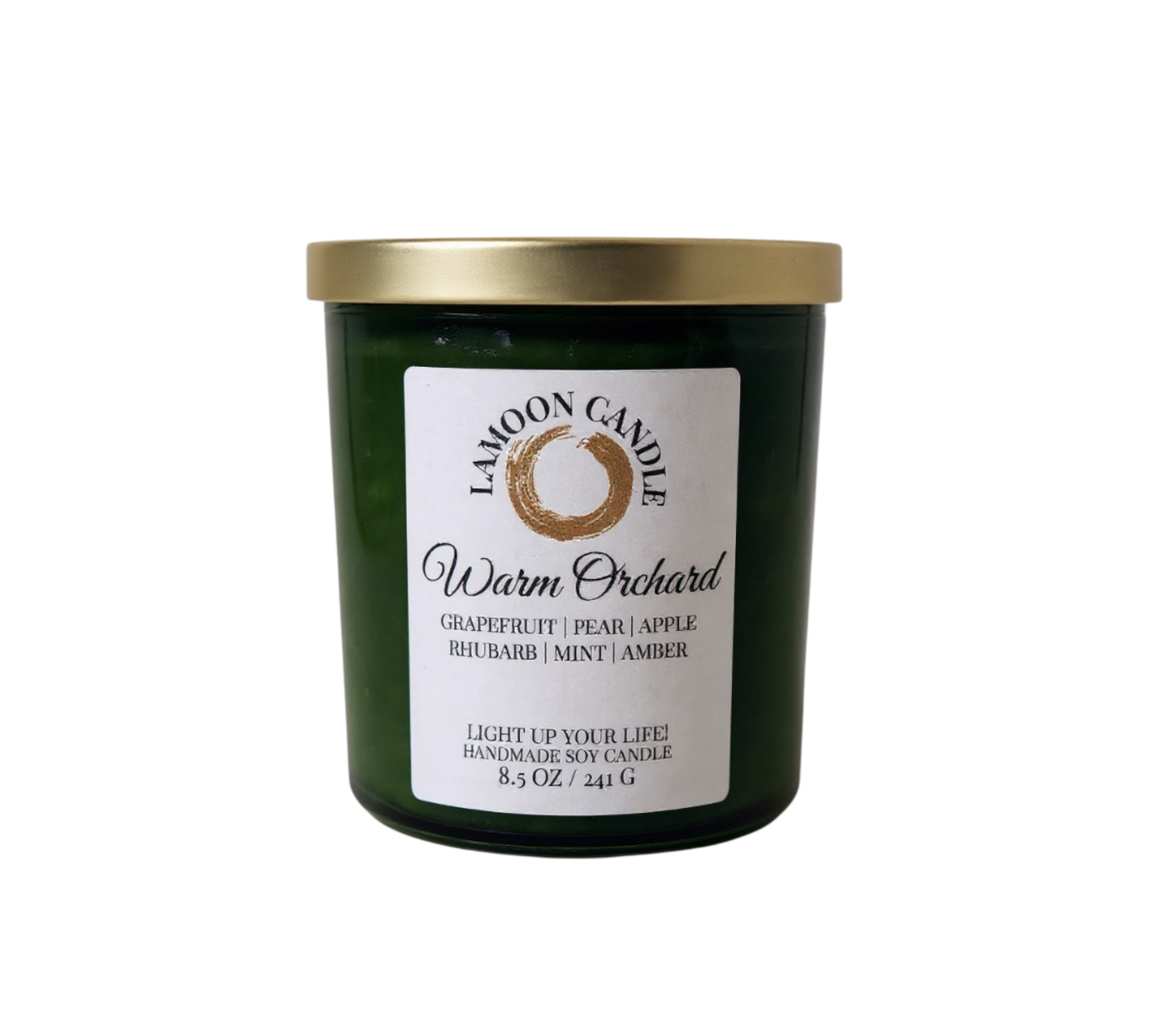 Warm Orchard - Forest Green Tumbler Soy Wax Candle