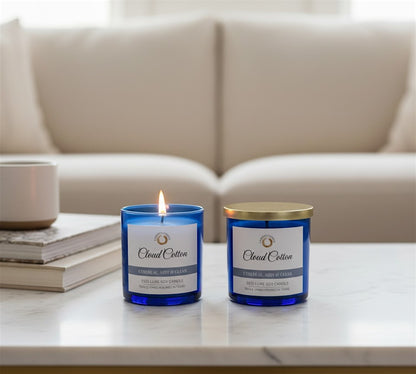 Cloud Cotton - Fresh Scent Soy Wax Candle - LaMoon Candle