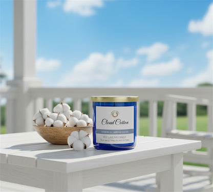 Cloud Cotton - Fresh Scent Soy Wax Candle - LaMoon Candle