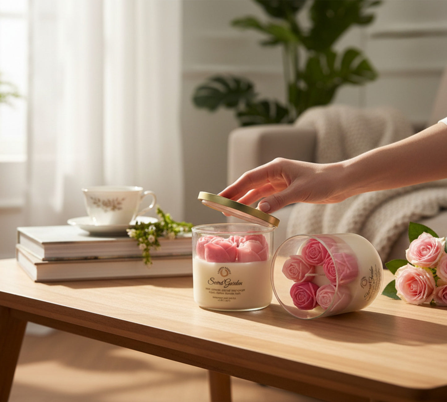 Secret Garden - Love and Light Collection Soy Wax Candle - LaMoon Candle