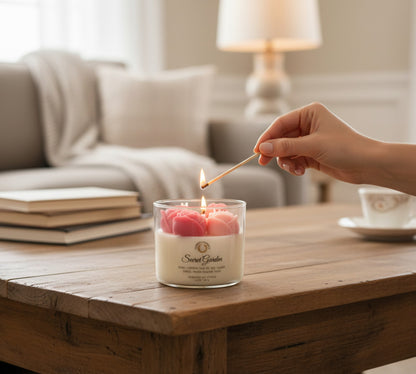 Secret Garden - Love and Light Collection Soy Wax Candle - LaMoon Candle