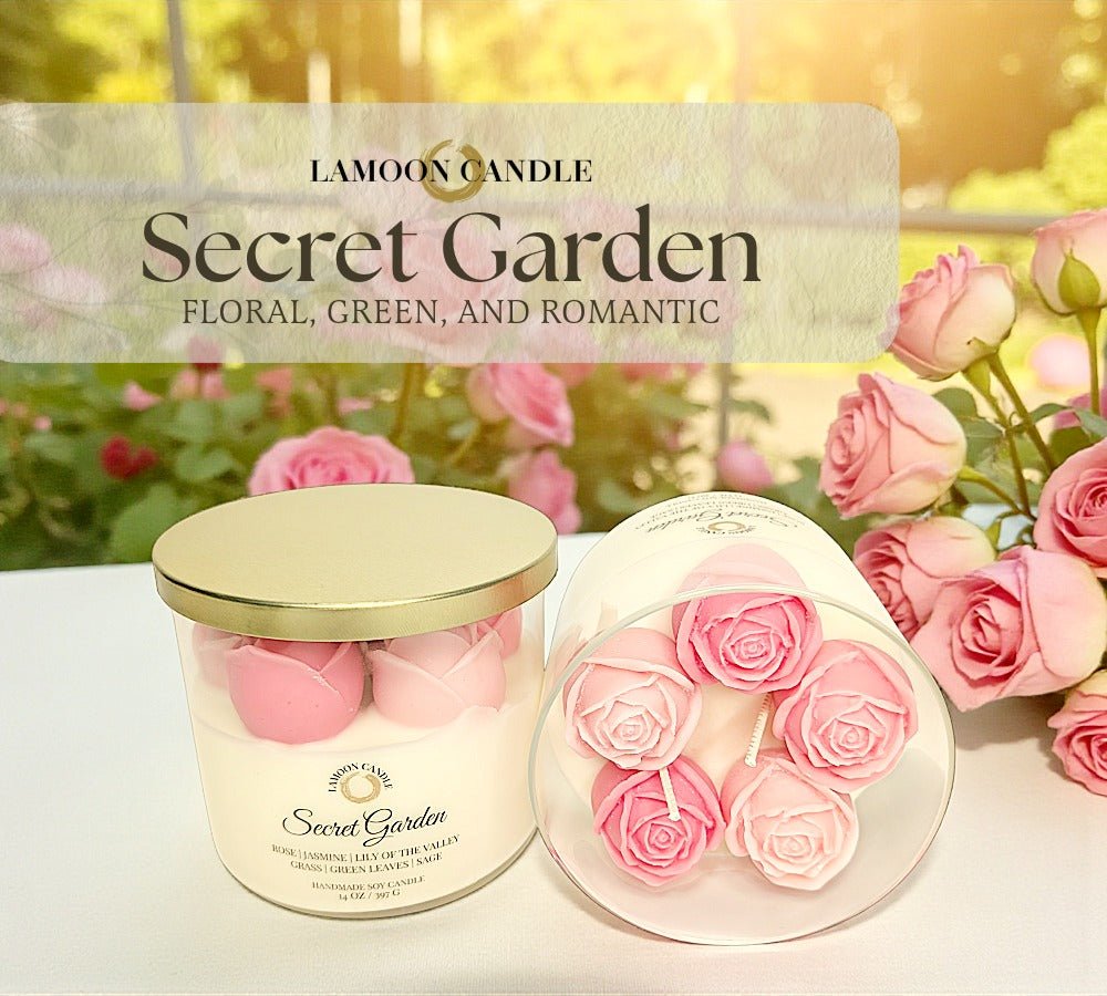 Secret Garden - Love and Light Collection Soy Wax Candle - LaMoon Candle