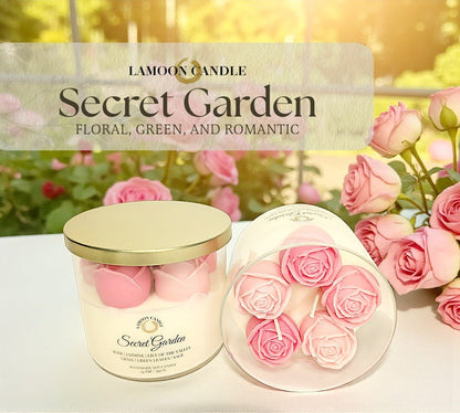 Secret Garden - Love and Light Collection Soy Wax Candle - LaMoon Candle
