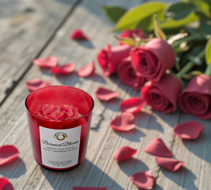 Botanical Blooms - Love and Light Collection Soy Wax Candle - LaMoon Candle