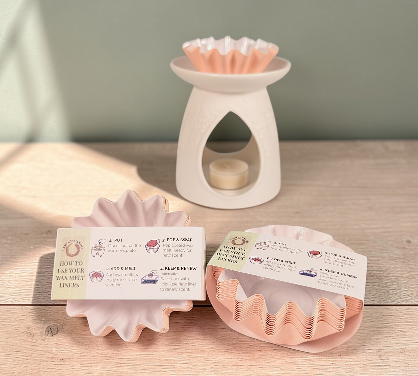 Reusable Wax Melt Liners (12 - Pack) – Mess - Free Leakproof Protective Coating - LaMoon Candle