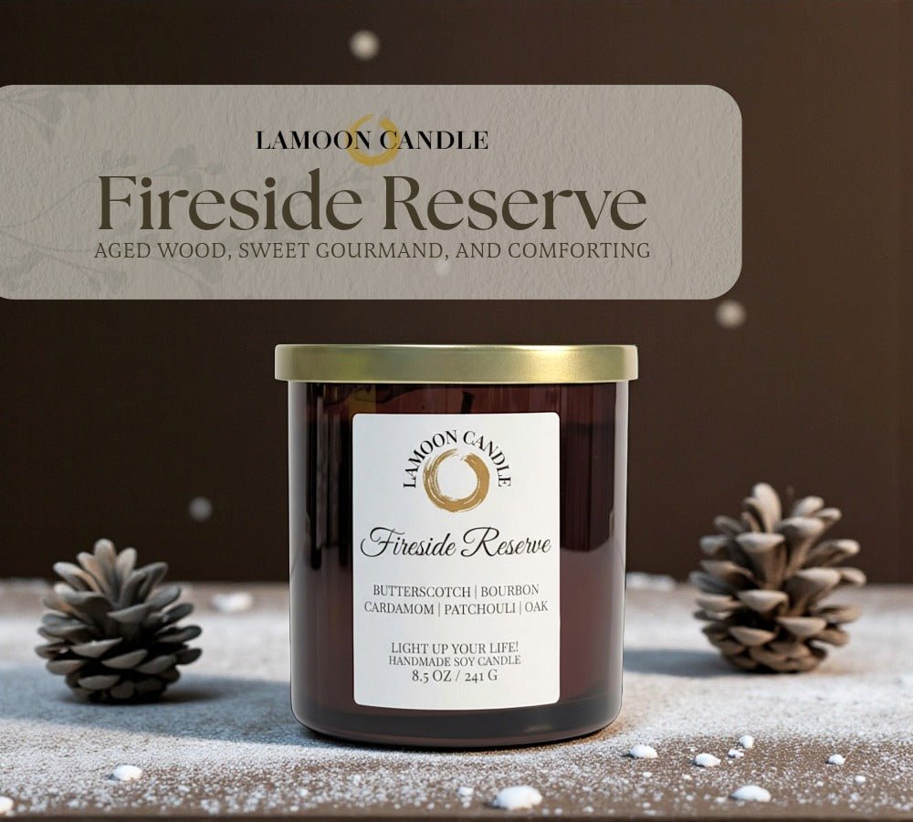 Fireside Reserve - Winter Collection Soy Wax Candle - LaMoon Candle