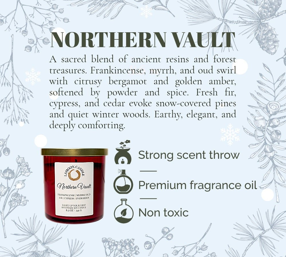 Northern Vault - Winter Collection Soy Wax Candle - LaMoon Candle