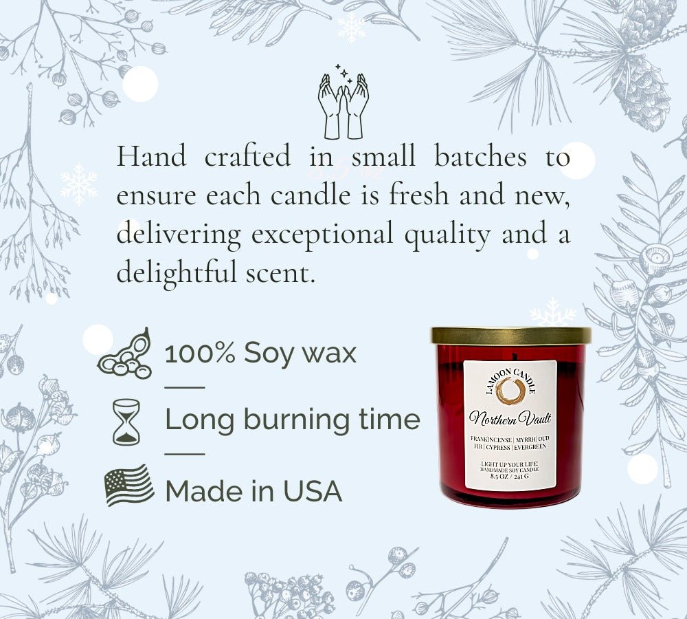 Northern Vault - Winter Collection Soy Wax Candle - LaMoon Candle