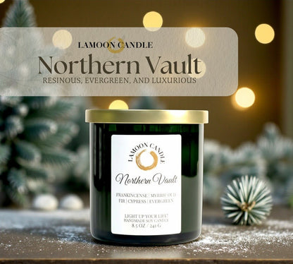 Northern Vault - Winter Collection Soy Wax Candle - LaMoon Candle