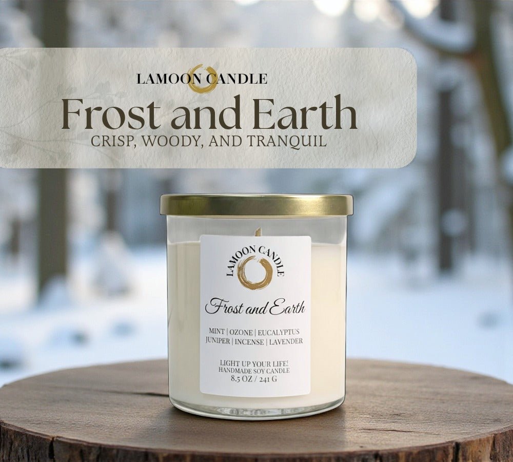 Frost and Earth - Winter Collection Soy Wax Candle - LaMoon Candle