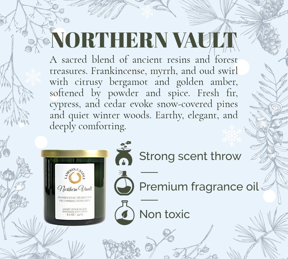 Northern Vault - Winter Collection Soy Wax Candle - LaMoon Candle